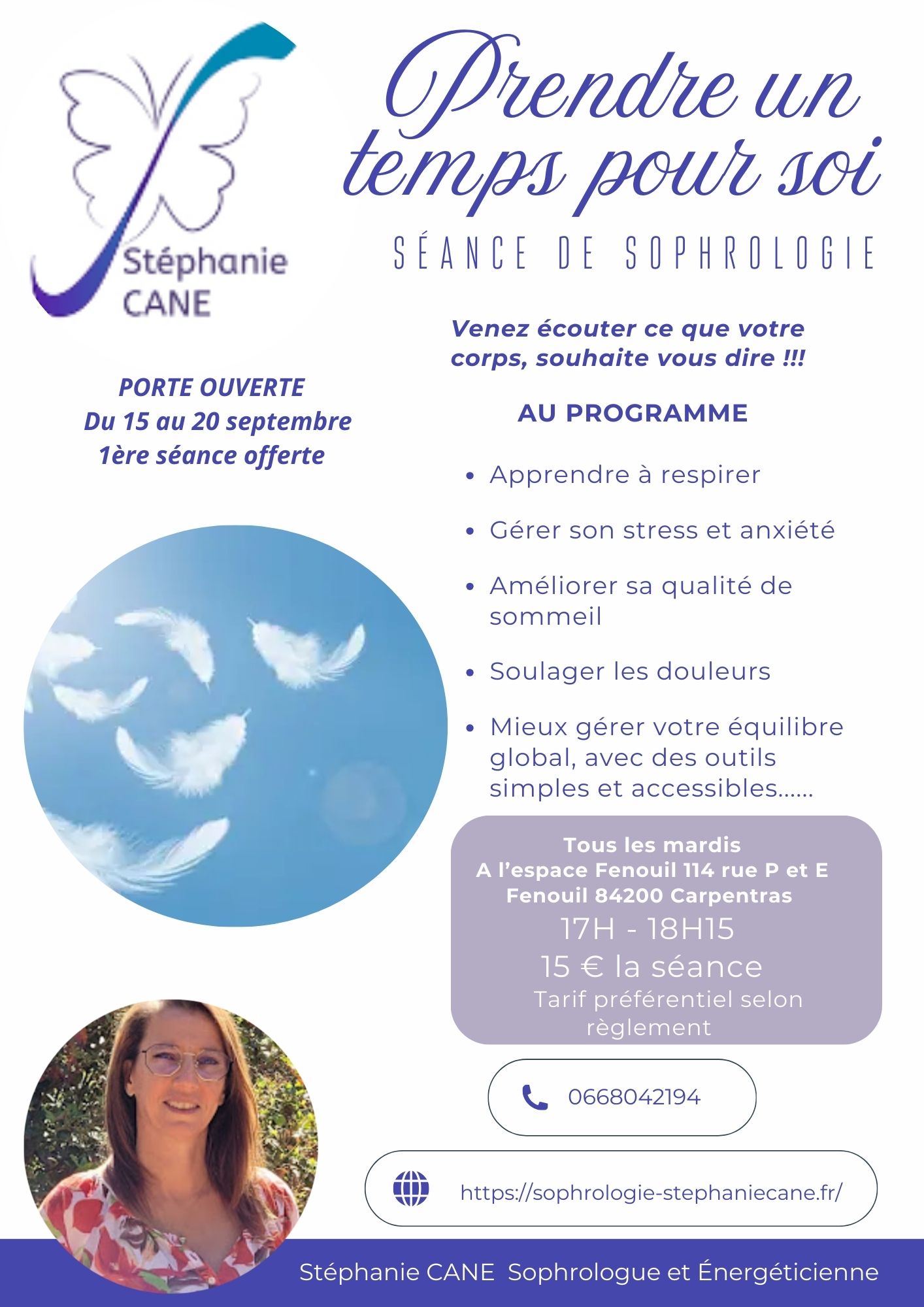 PRENEZ UN TEMPS POUR VOUS